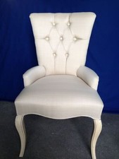 SEDIA  BIANCA IMBOTTITA SALOTTO CLASSICA VARI COLORI VARIE STOFFE