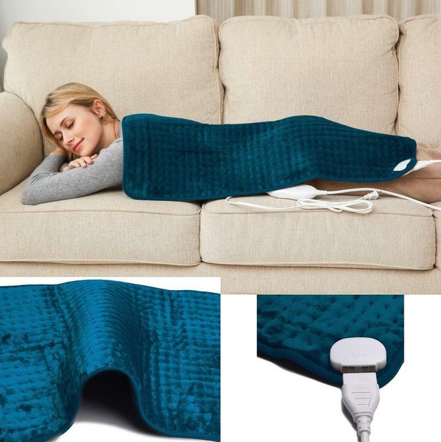 Ambershine XXXXL King Size Heating Pad Fast Technology Pain Electric