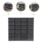 24 Pack Shoe Storage Boxes, Stackable Shoe Boxes, Shoe Storage Organizer NEW