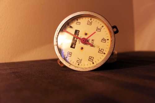 Vintage old... SMITHS MPH Speedometer 0-80, intact, solid.. M.A. X.70620 /2 1600 - Picture 4 of 12