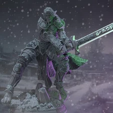 Syrinlena Female Elf Holy Paladin Fighter Miniature | D&D DnD | 