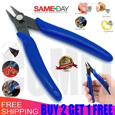 COMET Durable Cable Wire Cutter Cutting Pliers Electrical Side Snip Flush Pliers Tool.