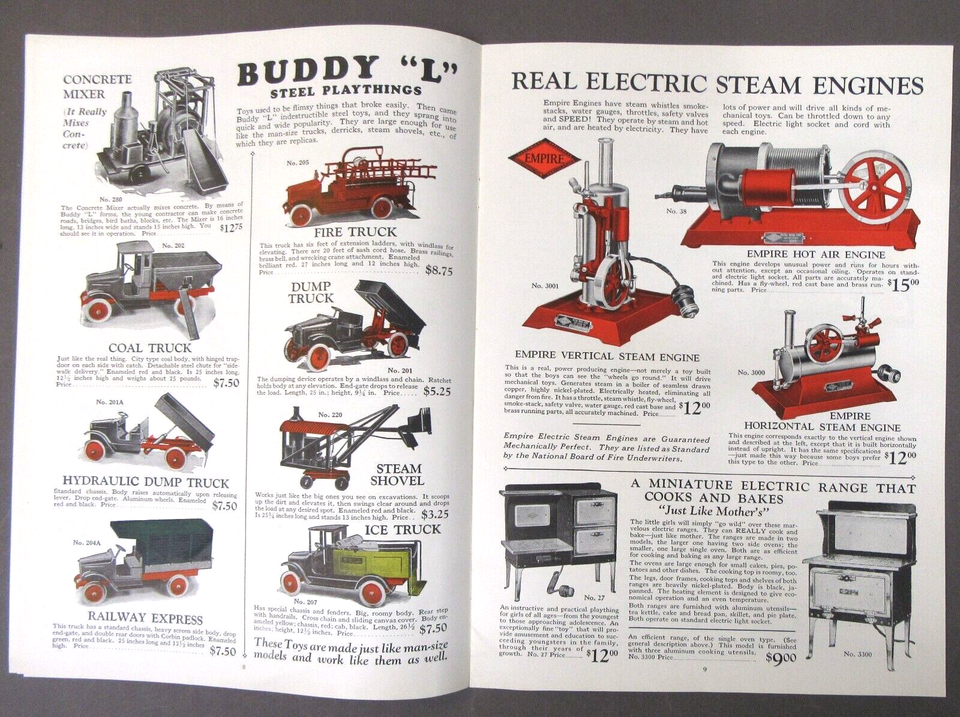 rare 1920s MARCH OF THE TOYS CATALOG Arcade Hustler Sandy Andy