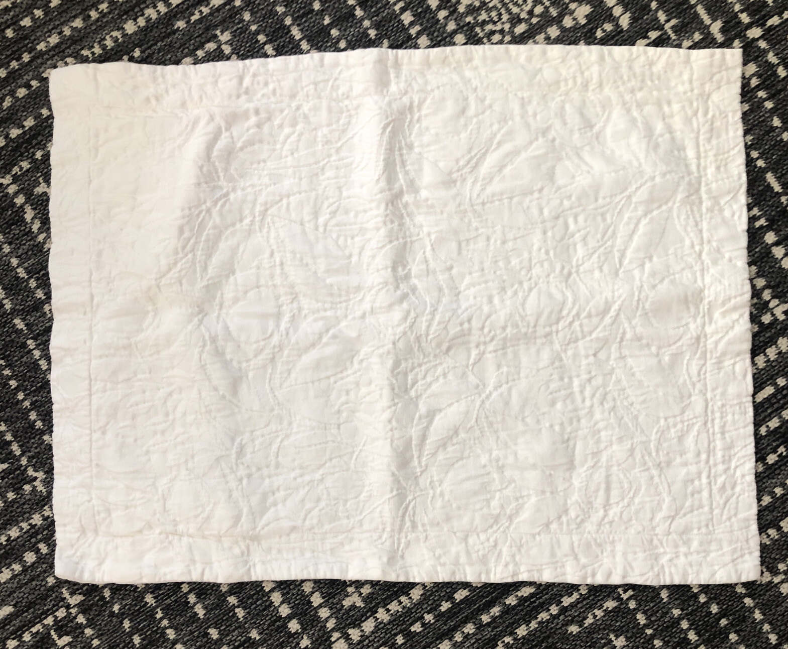 Cotton Pillow Sham EUC 