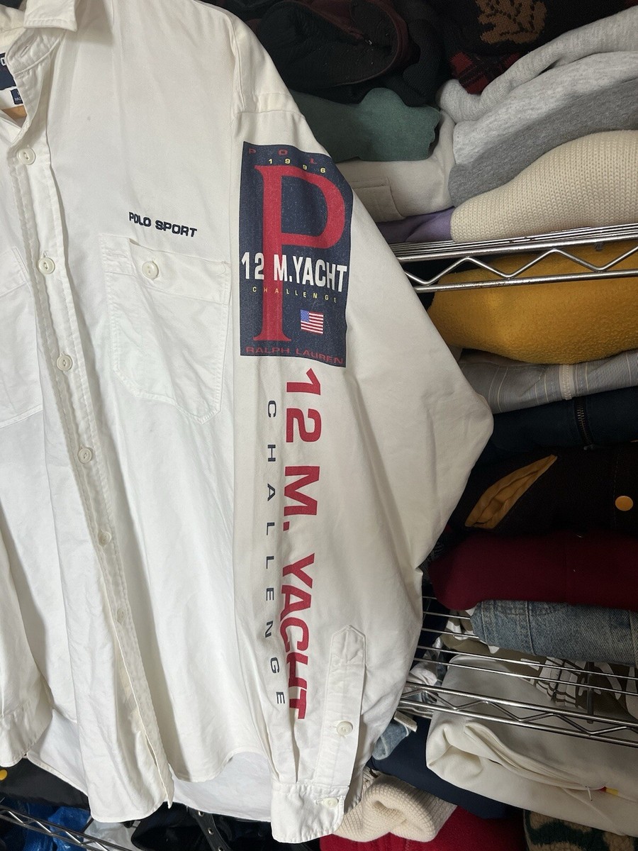 Vintage 1996 Polo Sport 12 M. Yacht Challenge Button-Up Vintage 1996 Polo Sport 12 M. Yacht Challenge Button-Up