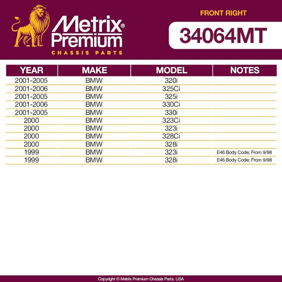 前领带杆端组件适用于 2003 - 2008 宝马 Z4 01-06 330CI 325CI 330I 325I 320I — 第 2/4 张图片