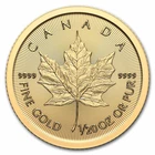 2024 Canadian Gold Maple Leaf 1/20 oz — photo from another recent sale