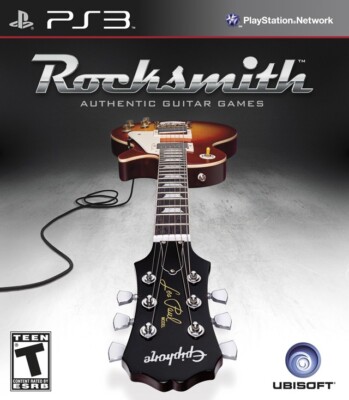 PS3 / Playstation 3 - Rocksmith: Authentic Guitar Games nur Software US mit OVP