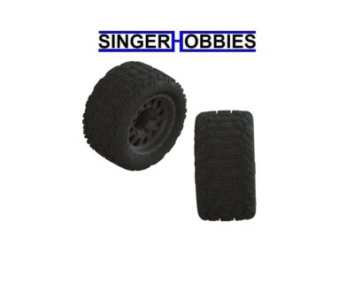 ARRMA ARA550091 1/10 dBoots Katar MT Pre-Mounted Tire 14mm Hex (2) Vorteks 3S HH
