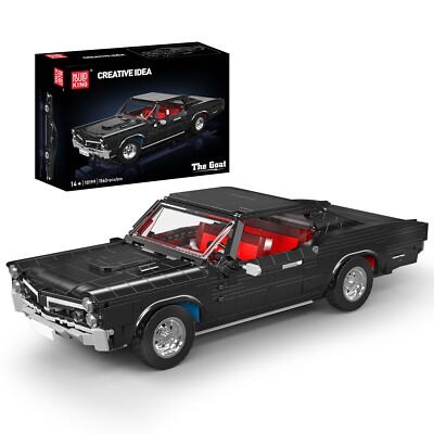 Mould King 10199 Muskel Auto Klassische Retro Limousine Klemmbausteine Spielzeug