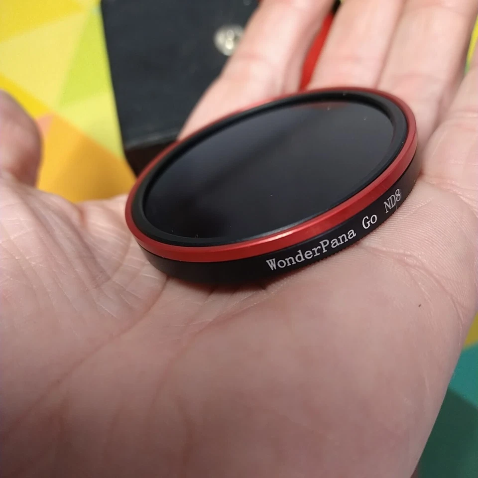 WonderPana Go Neutral Density 3-Stop Filter (ND8) GoTough Filter Lens Cap W/CASE - Image 4 of 4