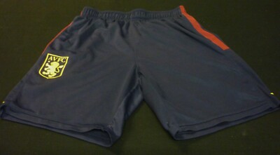 Aston Villa Football Shorts Kappa Size M UK