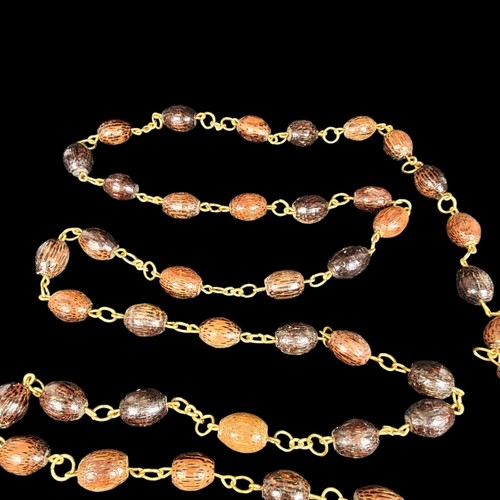 Large Vintage Palm Wood Rosary 6' Wall Hanging Lent Holy Week Christian Crucifix - Picture 16 of 18