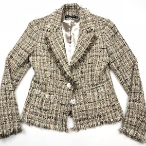 boucle blazer womens