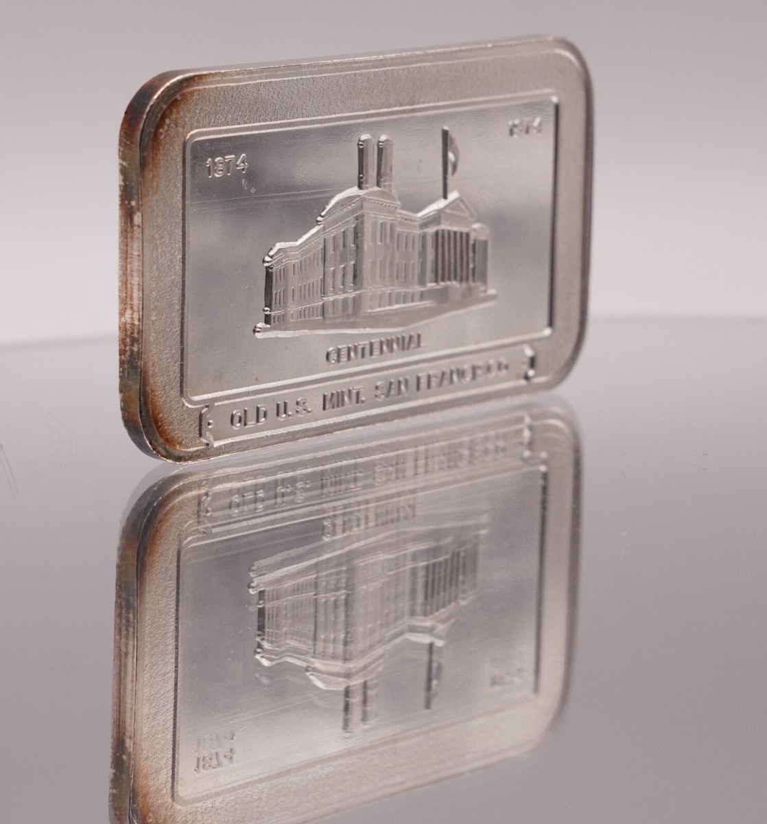 1974 Old US Mint San Francisco CA Pioneer Mint 1oz 999 FINE Silver