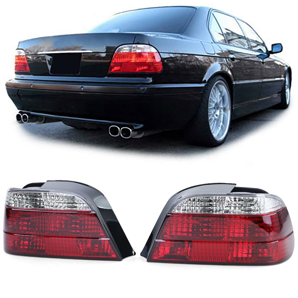 CLEAR TAIL LIGHTS FOR BMW E38 7 SERIES 06/1994-11/2001 MODEL NICE