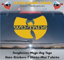 Wu Tang 10 inch window vinyl decal sticker
