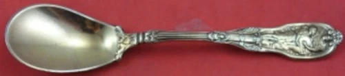 Mythologique by Gorham Sterling Silver Ice Cream Spoon Beaded Back 5 3/4"