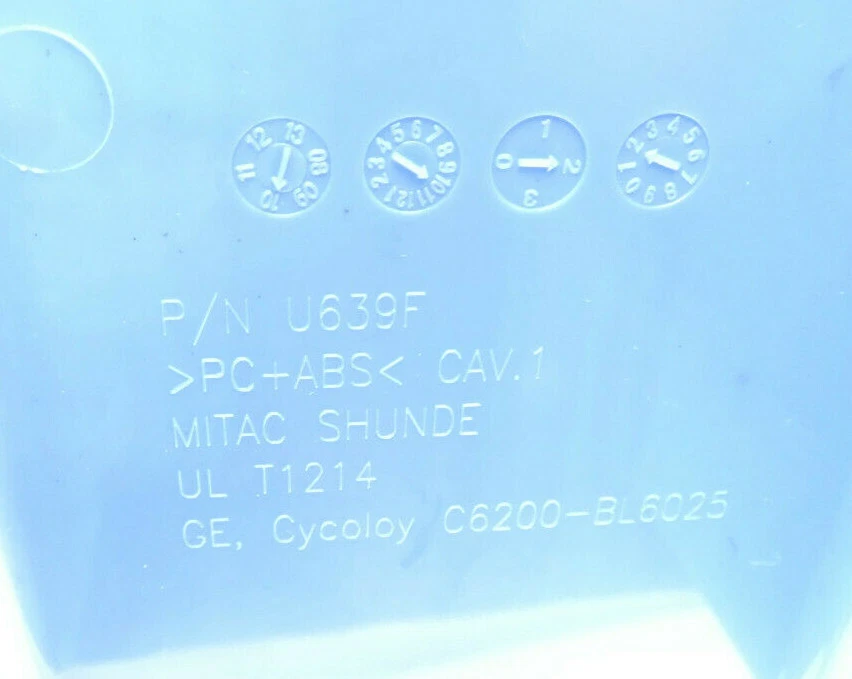 Dell T3500/T5500 Luftführung Kunststoffhülle Plastikbdeckung U639F Kühlgehäuse - Bild 4 von 4