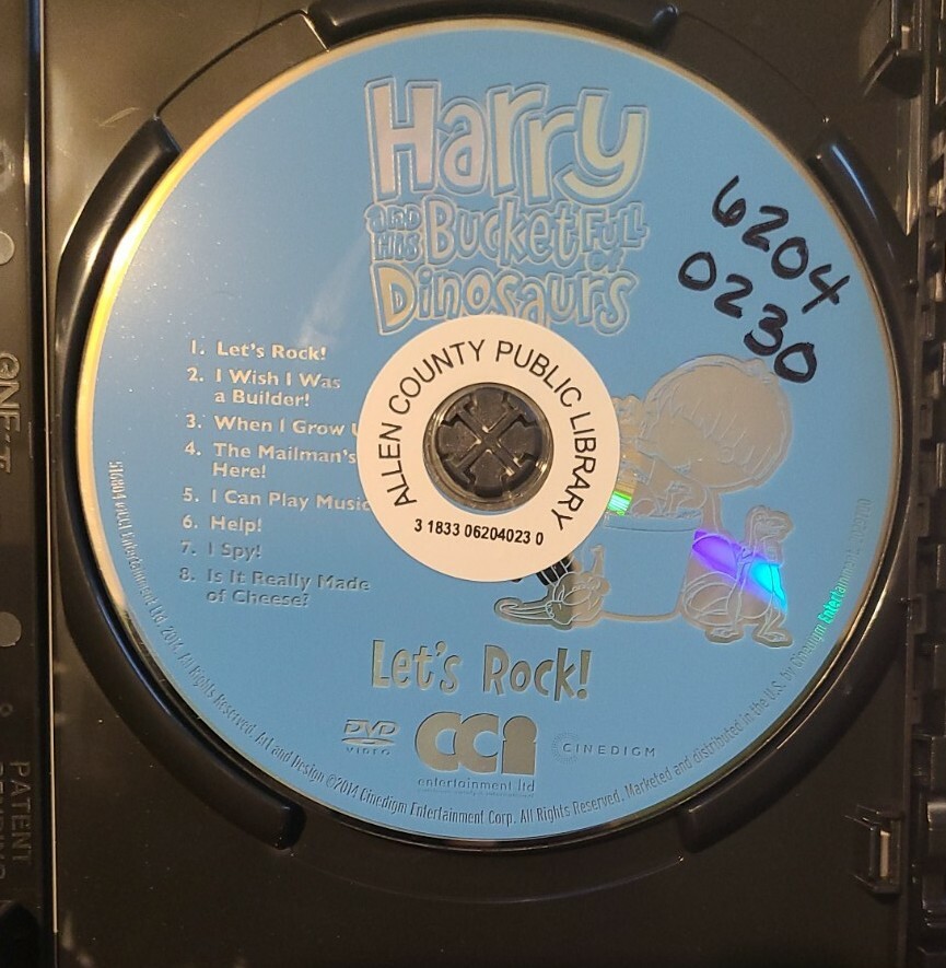 Harry and His Bucket Full of Dinosaurs: Lets Rock (DVD, 2014