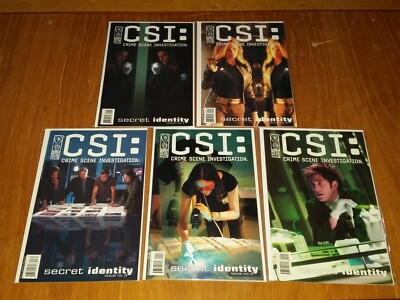 CSI SECRET IDENTITY #1-5 GRISSOM SANDERS SIDLE STOKES IDW HIGH GRADE SET 2005