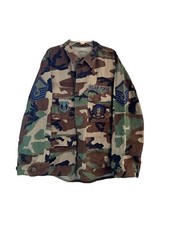 U.S Air Force Men's Camouflage Jacket Size Medium w Badges