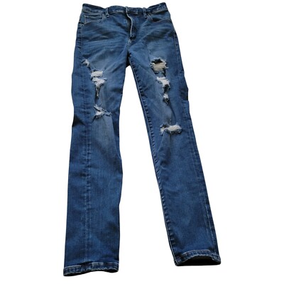 Abercrombie & Fitch Simone High Rise Super Skinny Distressed Jeans Size 24/4s
