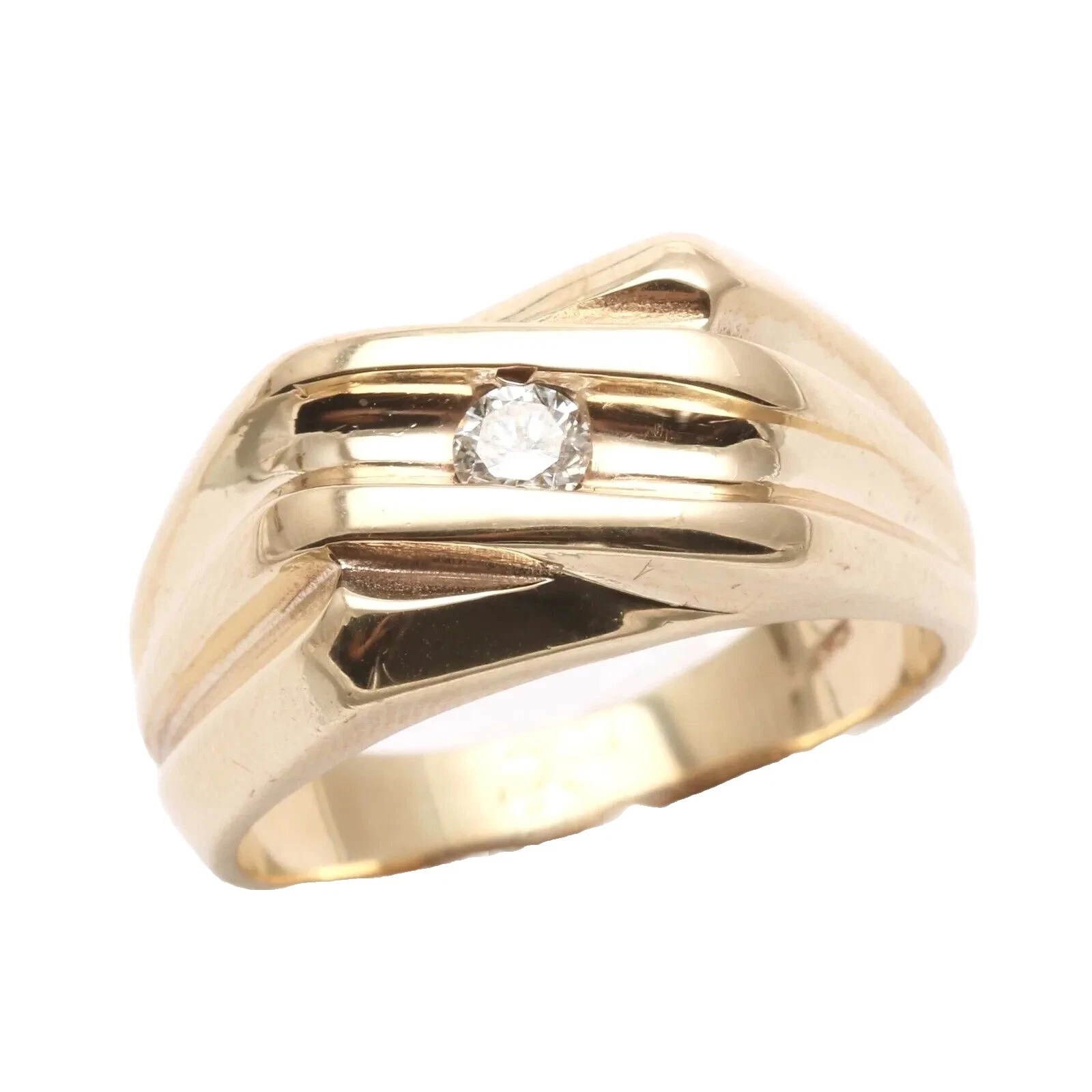 Anillos de diamante Estate para hombres