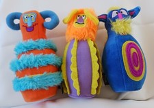 Melissa  Doug Monster Bowling Pin Replacement Plush Lot of 3 yb1