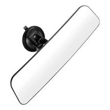 9 Car Rear View Mirror With Suction Cup Convex Wide Angle Hd Inside Mirror