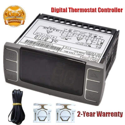 Dixell XR06CX-5N0C1 Digital Thermostat Controller Compressor Defrost Fan + Probe