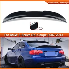 Rear Trunk Spoiler PSM Style HighKick For BMW E92 Coupe 328i 335i M3 2007-2013