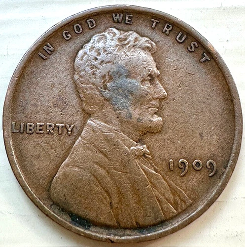 1909-VDB LINCOLN WHEAT CENT GREAT DETAIL HIGH GRADE BEAUTIFUL COIN XF