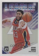 2018-19 Panini Donruss Optic League Leaders Holo Prizm Anthony Davis #5 tw8