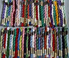 69 x Perlgarn,  Stickgarn, ca. 350 g