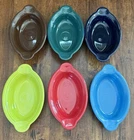 Fiesta Ware HLC Single Serve Oval Casserole Baking Dish Bowls 9 1/4” Lot Of 6