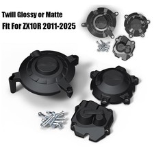 For Kawasaki Ninja ZX10R 2011-2025 Carbon Fiber Engine Cover Guards Protection