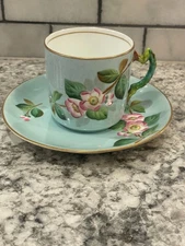 Vintage Teacup & Saucer, Roselyn China Dogwood, Discontinued