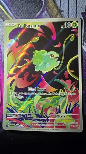 Pokémon TCG Bulbasaur Card 133/132 IR Mega Evolutions Near Mint Condition