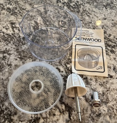 Vintage Kenwood Juicer A795 Juice Extractor Reamer Strainer Bowl Used Good Cond.