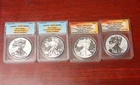 2013 & 2012  American Silver Eagle West Point Set ANACS 70 First Day Isdue