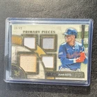 2025 Topps Museum Juan Soto Quad Relic Gold New York Mets /49 SPPQ-JSO