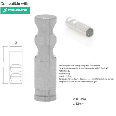 US Straumann Implant Healing Abutment Body Scan Analog Coping for NC/RC Platform