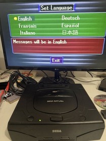 Sega Saturn USA Console Model 1 Tested Working Console Only