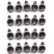 10Pcs Electric Equipment Motorcycle Glass Fuse Holders Insurance Tube Socket b