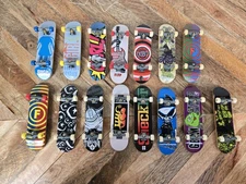 Tech Deck Fingerboard Skateboards Lot Of 15.