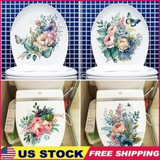 Ocean Sea Creatures Toilet Stickers Waterproof Vinyl Decals Fun Wall Decor New