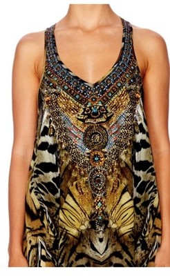 Rare Camilla Given To The Wild V Neck Racer Back Size XS = AU 8 / US 4