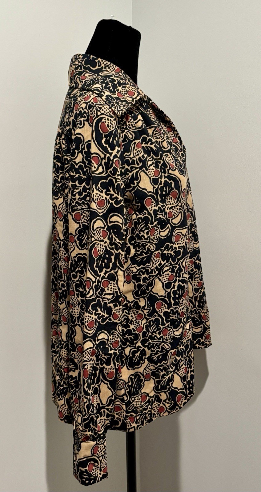 MMT KATJA of SWEDEN Vintage 70s Printed Collared … - image 2