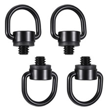 4pcs Stainless Steel D Ring Screw, Camera D Screws Hinged Black